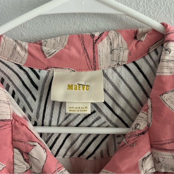 Anthropologie Maeve Tourista Romper Size 4 - Picture 3 of 10